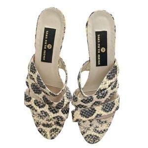 Saks Fifth Avenue Genuine Snakeskin heels